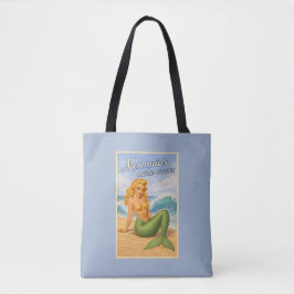 Meerjungfrauen Machen Wellen Retro Pin-Up Kunst Kü Tasche