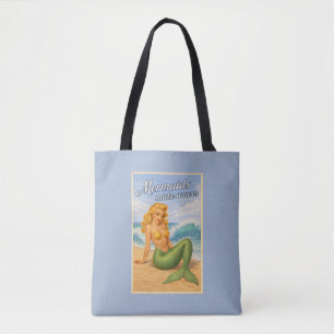 Meerjungfrauen Machen Wellen Retro Pin-Up Kunst Kü Tasche
