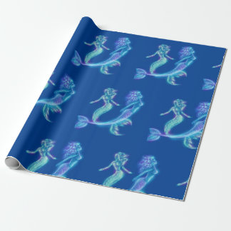 Meerjungfrauen mermaids geschenkpapier
