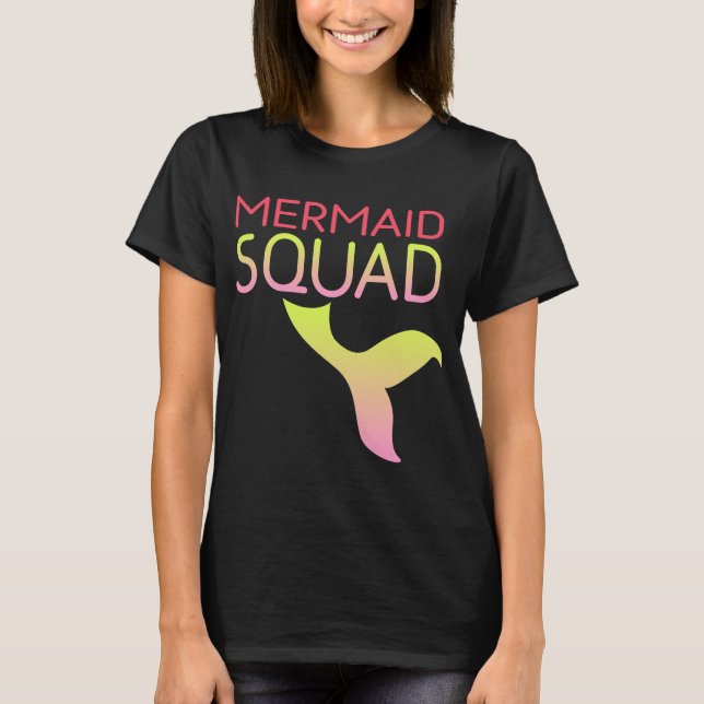 Meerjungfrauen Squad T-Shirt (Vorderseite)