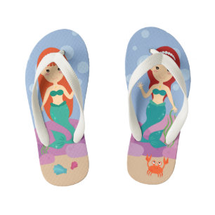 Meerjungfrauen unter dem Meer Kinderbadesandalen