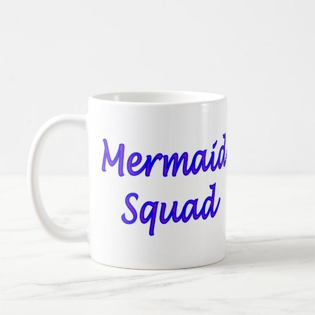 Meerjungfrauenschild lila/rosa kaffeetasse (Links)