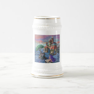 Meerjungfrauenschloss Bierglas