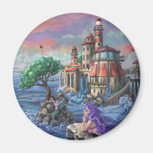Meerjungfrauenschloss Magnet