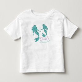 Meerjungfraukleinkindt-shirt mit Text Kleinkind T-shirt
