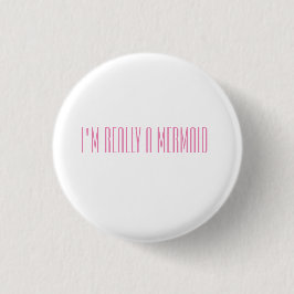 Meerjungfrauknopf Button