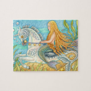 MEERJUNGFRÄULICHES & MERHORNE UNICORN, FANTASY-PUZ