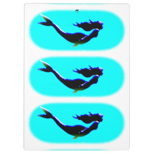 Meerjungfrauschwimmen Klemmbrett