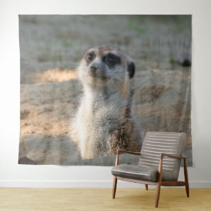 Meerkat 004 wandteppich