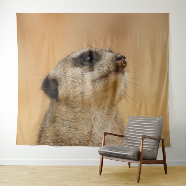 Meerkat 011 wandteppich (Beispiel (Horizontal))
