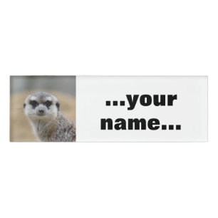 Meerkat 022 namenschild