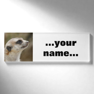 Meerkat 028 namenschild