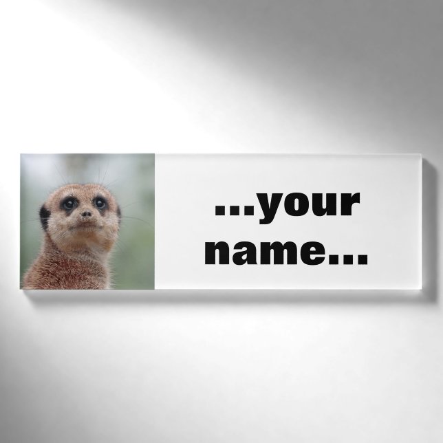 Meerkat 036 namenschild (Vorderseite)