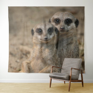 Meerkat 067 wandteppich