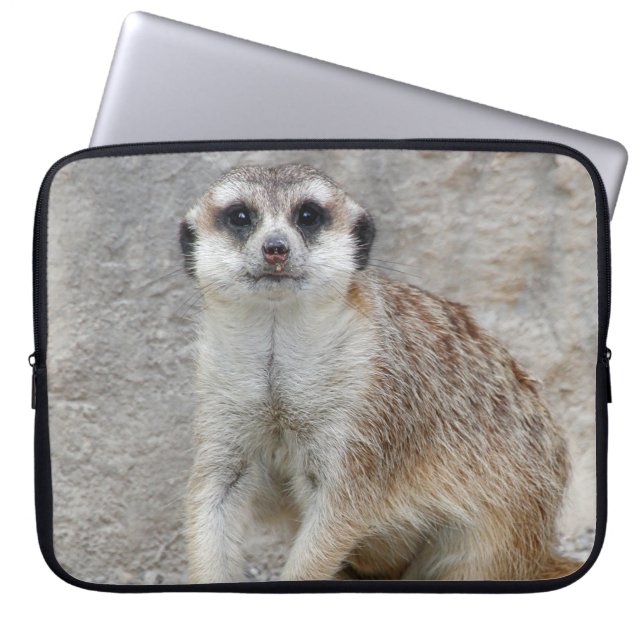 Meerkat 134 laptopschutzhülle (Vorderseite)