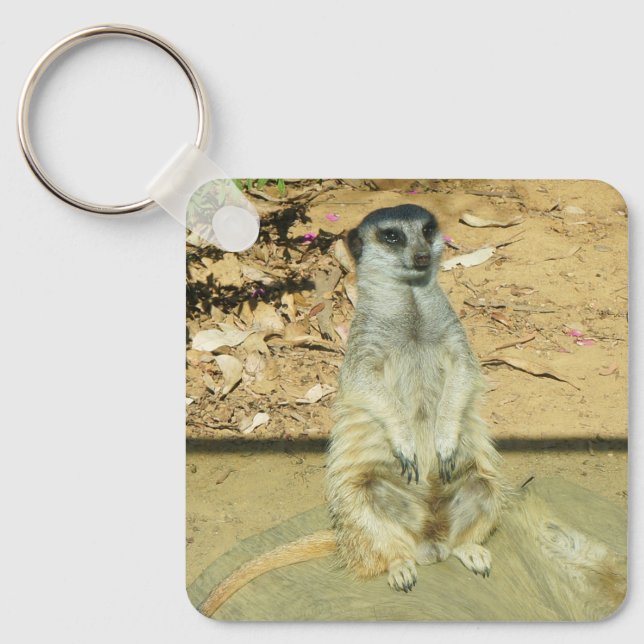 Meerkat #1 Schlüsselanhänger (Vorderseite)