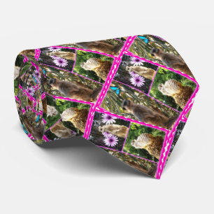 Meerkat Abstrakt Art, Neck Tie Krawatte