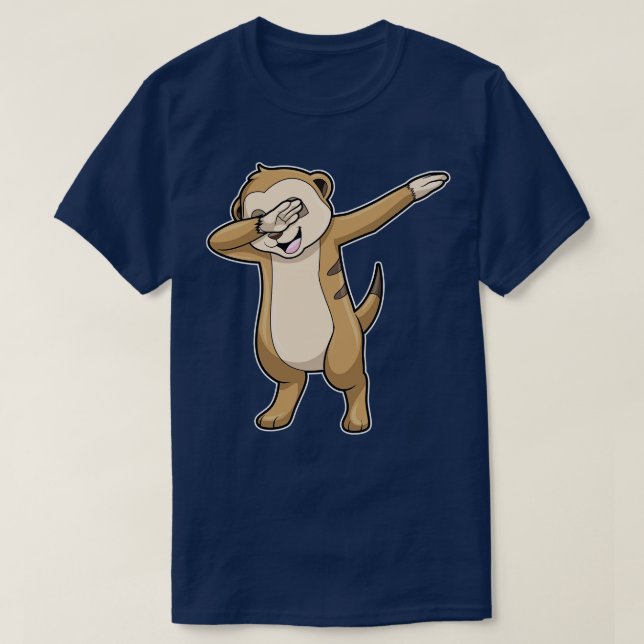 Meerkat als Hip Hop Dance Dab T-Shirt (Design vorne)