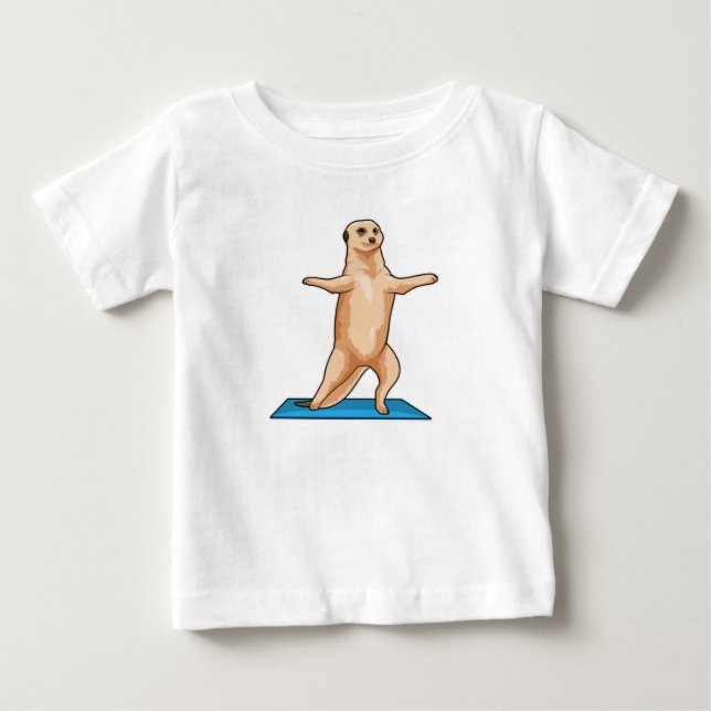Meerkat an der Fitness Baby T-shirt (Vorderseite)