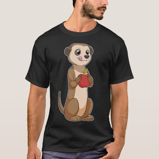 Meerkat Apple T-Shirt (Vorderseite)