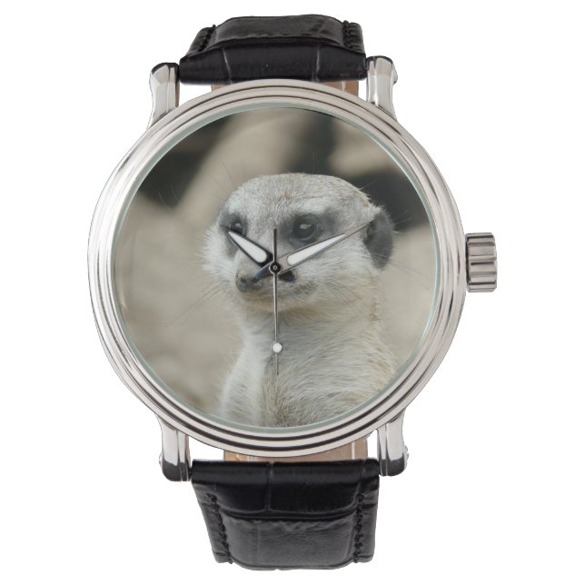 Meerkat Armbanduhr (Vorderseite)