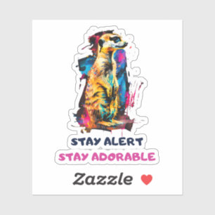 Meerkat Aufkleber