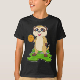 Meerkat Basketball-Spieler Basketball T-Shirt