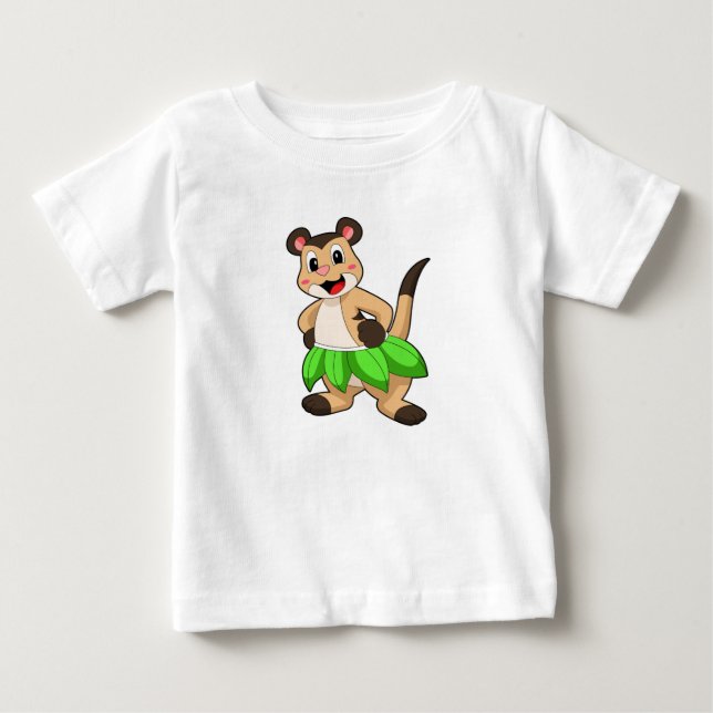 Meerkat beim Ballettanz Baby T-shirt (Vorderseite)