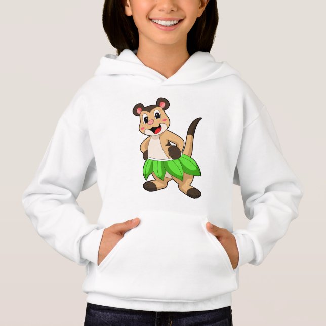 Meerkat beim Ballettanz Hoodie (Vorderseite)