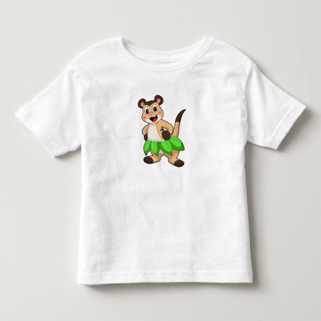 Meerkat beim Ballettanz Kleinkind T-shirt (Vorderseite)