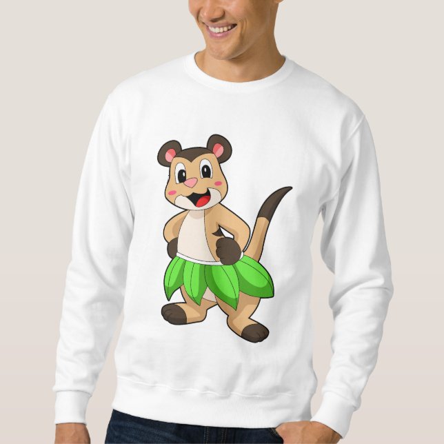 Meerkat beim Ballettanz Sweatshirt (Vorderseite)