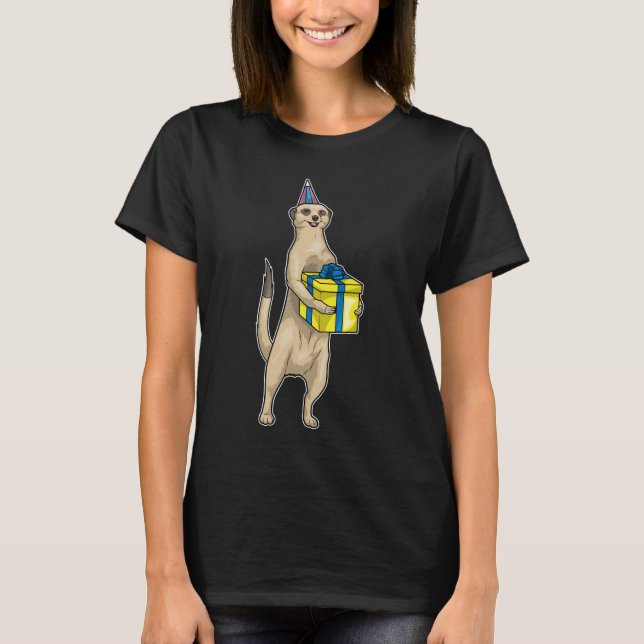 Meerkat Birthday Party T-Shirt (Vorderseite)