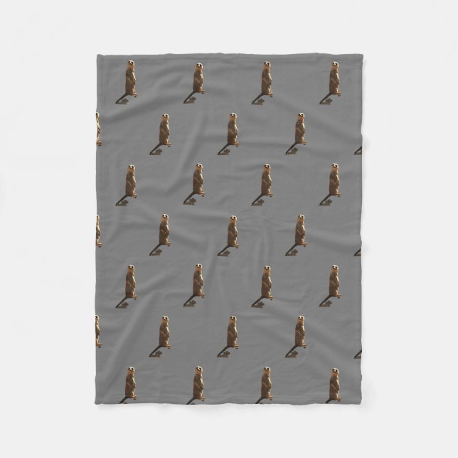 Meerkat Blanket Fleecedecke (Vorderseite)