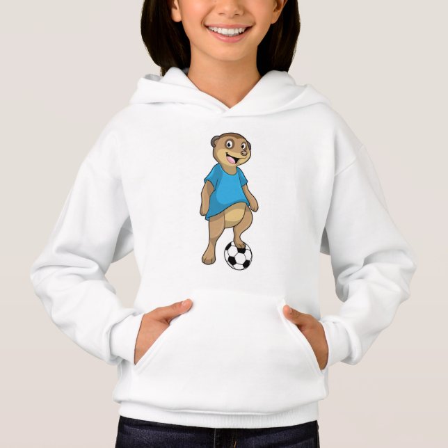 Meerkat comme joueur de football avec Soccer (Devant)