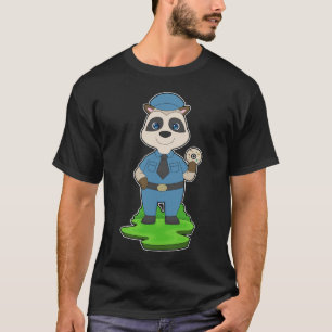 Meerkat Cop Donut Polizei T-Shirt