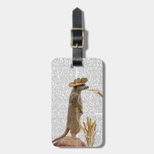 Meerkat Cowboy Gepäckanhänger