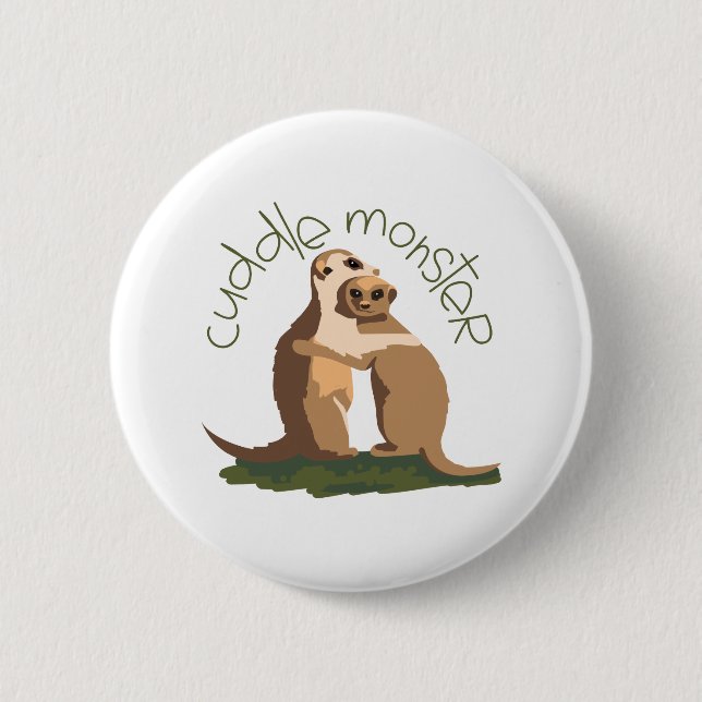 Meerkat Cuddle Button (Vorderseite)