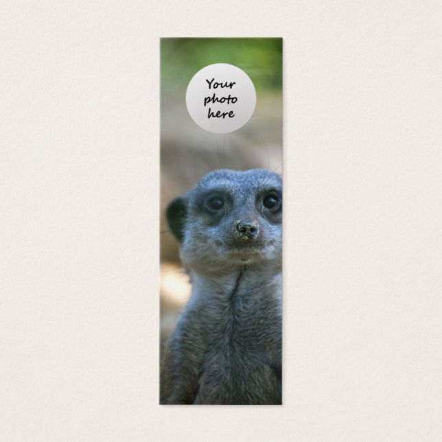 Meerkat Custom Lesezeichen (Vorderseite)