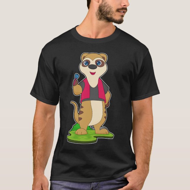 Meerkat Darts Dart T-Shirt (Vorderseite)