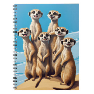 Meerkat Family Carnet - Playy Wildlife-Inspire