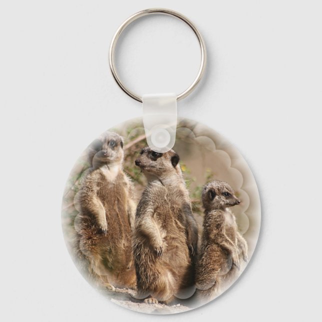 Meerkat Family Schlüsselanhänger (Vorderseite)
