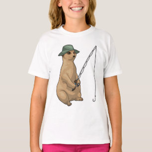 Meerkat Fishing Fisher T-Shirt