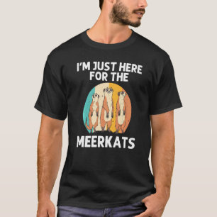 Meerkat for Men Women Retro Wildlife ZoTier 1 T-Shirt