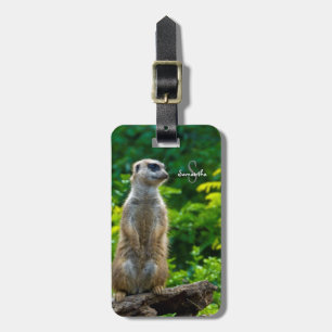 Meerkat-Gepäckmarke Gepäckanhänger