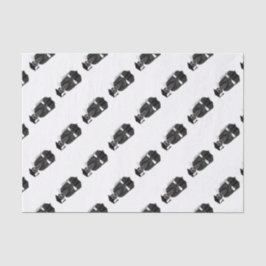 Meerkat Graduate W/Gray Gown & Black Sash Seidenpapier