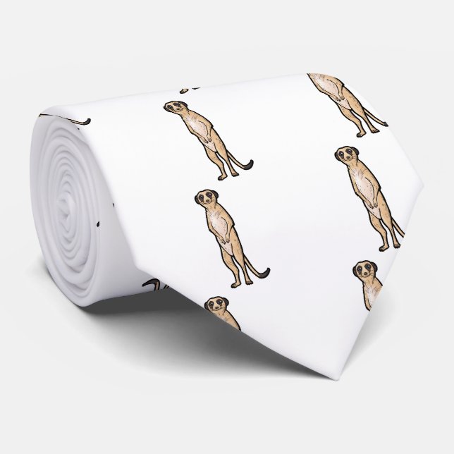 Meerkat Krawatte (Gerollt)
