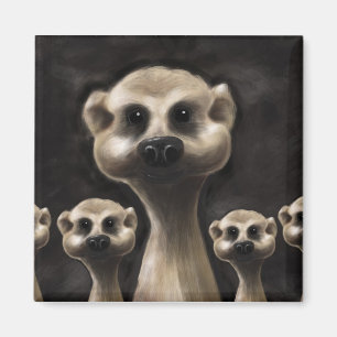 Meerkat Kühlschrankmagnet