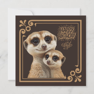 Meerkat Liebesmomente Grußkarte Karte
