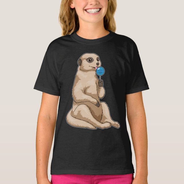 Meerkat Lollipop T-Shirt (Vorderseite)