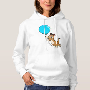 Meerkat mit Balloon Hoodie